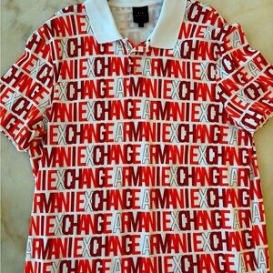 Men’s Armani Exchange - Orange/White - Great Condition & Barely Worn